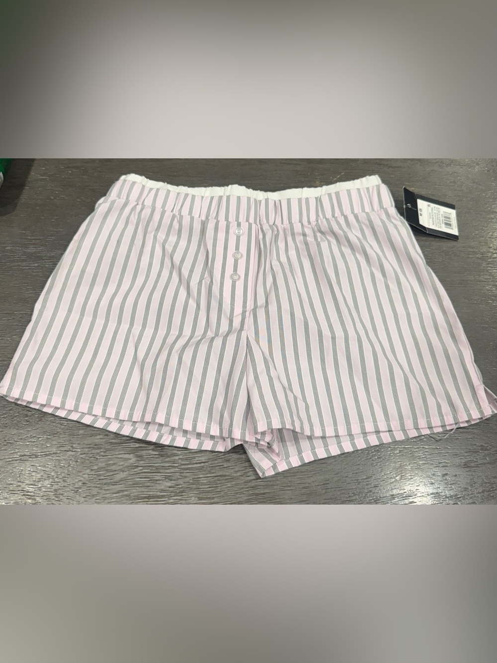 art class Pink and White Striped High-Waist Women’s Shorts
